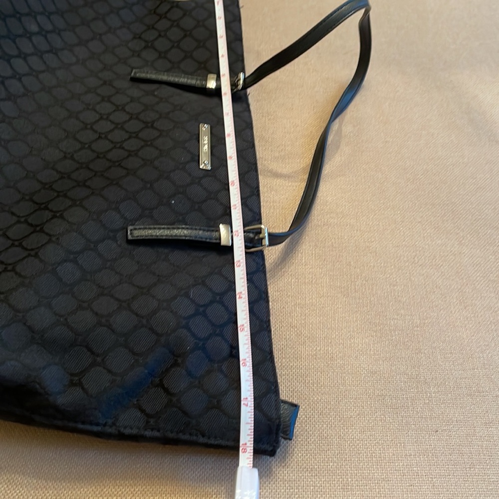 Nine West Black Tote Bag with multiple compartments - Picture 5 of 8